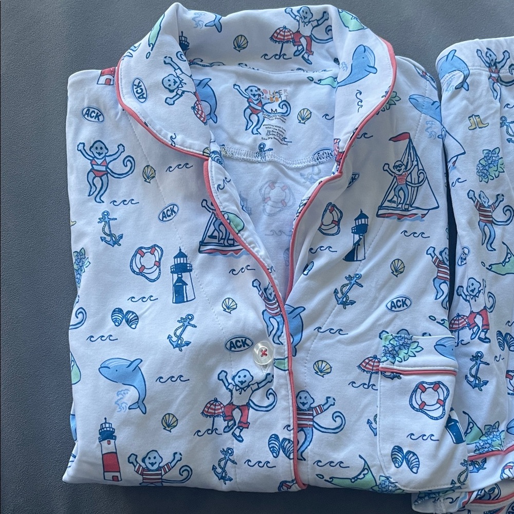 Roller Rabbit Nantucket exclusive Polo Print Pajamas